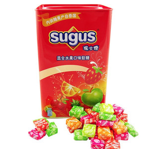 sugus瑞士糖550g混合水果口味软糖婚庆年糖休闲零食年货箭牌糖果