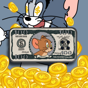 mate20x液态硅胶防摔超薄摄像头全包情侣新款钞票猫和老鼠100美金百元