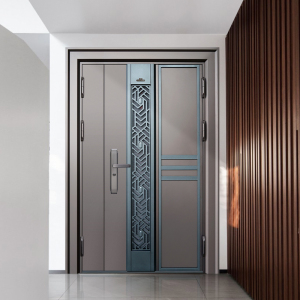 商品房甲级入户门防盗家用智能通风门中门别墅大门子母门韩式2人付款