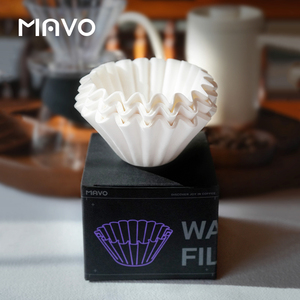 MAVO咖啡滤纸 手冲蛋糕过滤纸 美国进口滤纸50张 155碗型滤纸