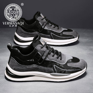 瓦萨琪男鞋2021新款潮鞋阿甘鞋男士运动休闲百搭复古老爹鞋子秋冬