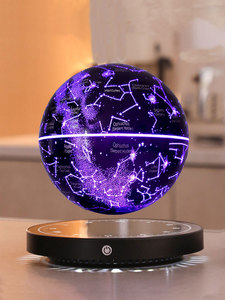 磁悬浮地球仪3d立体发光自转黑科技摆件男孩生日礼物智能小夜灯