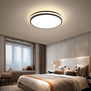 欧普照明北欧灯具简约现代大气家用温馨浪漫圆形房间灯主卧室灯l