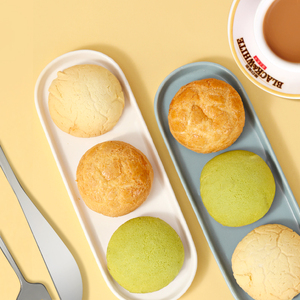 添运楼三色酥皮山楂叉烧包早茶点心港式茶餐厅雪山包菠萝包烘焙