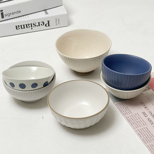 日式ins碗创意陶瓷米饭碗早餐燕麦酸奶碗小汤碗网红吃饭甜品餐具