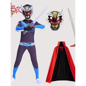 短袖儿童捕王铠甲勇士套装衣服刑天捕将服演出服男小孩男童服装