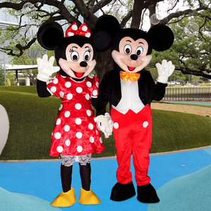 米老鼠卡通人偶服装 米奇米妮行走成人公仔头套宣传道具玩偶衣服
