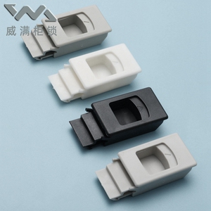 dk725配电箱弹簧门扣 机箱机柜按压锁扣 塑料侧门扣 搭扣侧门锁