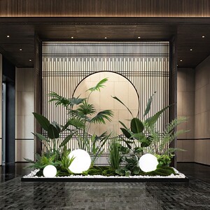 仿真绿植造景室内景观设计旅人蕉假植物玄关橱窗楼梯下装饰摆件