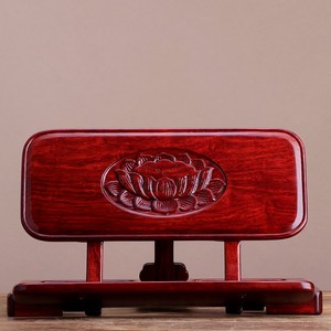 圆通佛具用品经书架台湾经架读经架黑檀绿檀木放书架折叠包邮