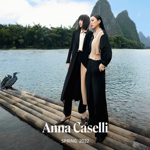 anna caselli/安娜凯瑟莉春季风衣连衣裤