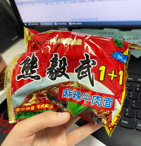 雄毅武方便面熊毅武1 1方便面整箱干吃8090后怀旧干脆面寝室囤货