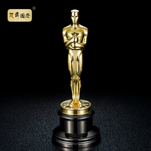 奥斯卡电影1:1小金人奖杯影帝金属奖杯创意大金人合金奖杯定制做