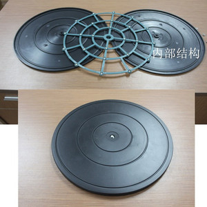 具花卉摆设泥塑盆景修剪花盆回转盘学生旋转工作台手动旋转台模