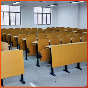 781人付款淘宝厂家直销桦木阶梯排椅阶梯教室座椅多媒体课桌椅会议室