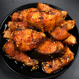 香辣鱼排湖南新化特产麻辣小吃零食下酒菜即食真空熟食鱼尾辣鱼块