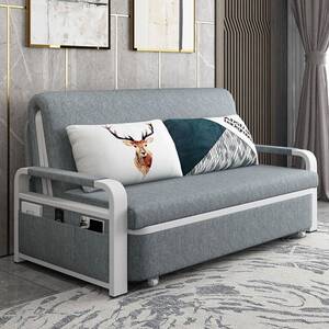 沙发床坐卧两用多功能折叠双人家用小户型抽拉式实木可储物网红