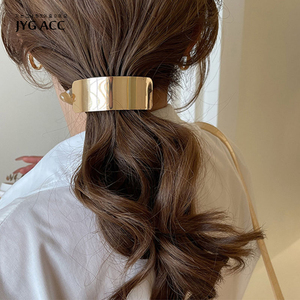 香蕉夹金属一字夹简约中号横夹气质后脑勺低马尾防滑扭扣夹发夹