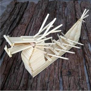 一次性筷子纯手工制作端午节龙舟模型学生作业diy工艺品创意摆件