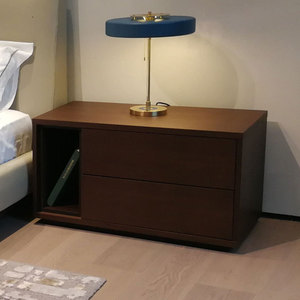 北欧床头柜现代简约卧室储物柜 低柜 地柜 抽屉储藏柜边柜可定制