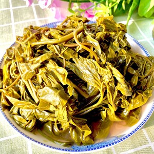 帕贡菜大树腌菜云南特产临沧耿马傣佤族鸡爪泡菜民族美食咸菜散装