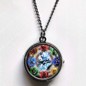 假面骑士时王表盘旋转翻盖怀表diy定制图片男女生礼物项链款怀表