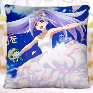 可塑性记忆艾拉动漫抱枕二次元照片来图订做定制双面枕头方形礼物