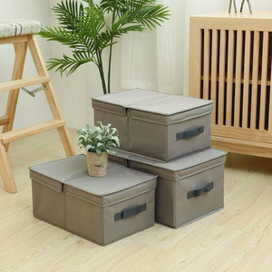 塑料衬板可水洗装衣服牛筋布艺收纳整理箱衣柜储物家用可折叠