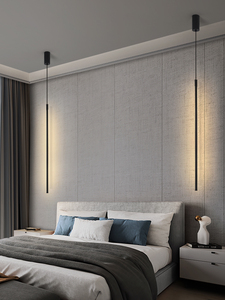 木林森卧室床头吊灯轻奢长线灯极简灯具现代简约创意个性吧台单头