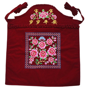 十字绣背带心绣花*云南传统背巾贵州老式小孩背带四川新生婴儿