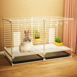 兔笼子家用大号透明观赏笼新型荷兰猪豚鼠刺猬专用饲养箱宠物兔笼