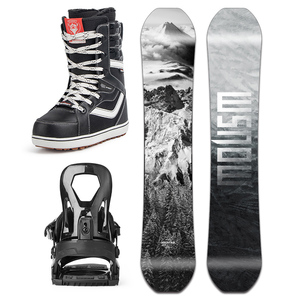 SNOWBOARDSWS雪板单板滑雪套装平花板刻滑全能滑雪板固定器滑雪鞋