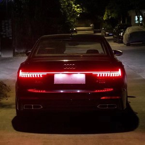 a21款新奥迪-6配改装贯穿尾灯cc8装饰l件奥迪流水尾灯总成流光灯