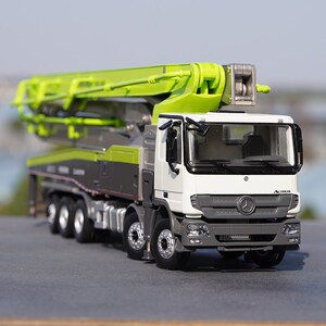 138 原厂奔驰64米64x-6rz混泥土泵车 中联重科合金卡车模型