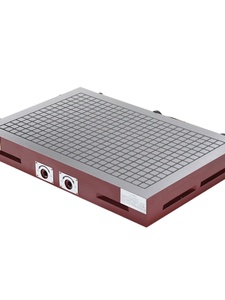 CNC磁台数控铣床加工中心磁盘磨床专用方格强力机械永磁吸盘定制