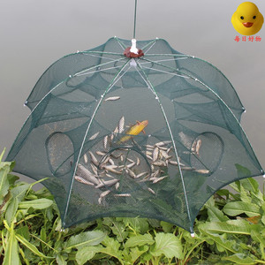 抓虾工具钓小龙虾工具渔网手抛网笼捕放置虾笼野外渔具泥鳅神器神