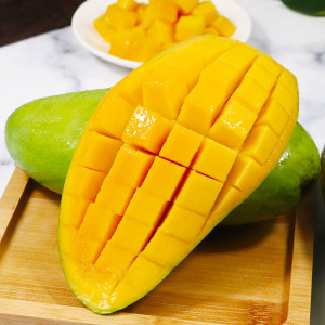 【发硬果,催熟后食用】农户直发广西大青芒果买5斤送5斤金煌芒