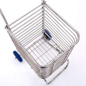 承颜不锈钢两轮行李车便携可折叠手拉车爬楼买菜车载重王小拖车手