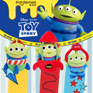 迪士尼potdemiel蜂蜜罐三眼仔一飞冲天盲盒毛绒玩偶公仔挂件玩具