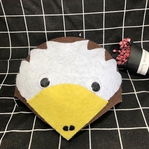 文艺工狗a纸质幼儿园动物面罩小兔手工帽小道具小手子头饰卡纸