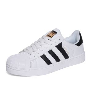 阿迪三叶草官网阿迪男鞋正品三叶草金标贝壳头板鞋学生情侣休闲运