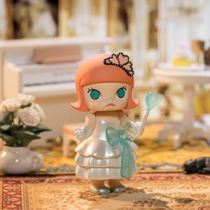 popmart泡泡玛特 molly婚礼花童系列手办盲盒确认款潮玩公仔娃娃