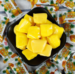 菠萝糖小时候 怀旧 80后菠萝味奶糖散装 混合水果奶糖橘子芒果