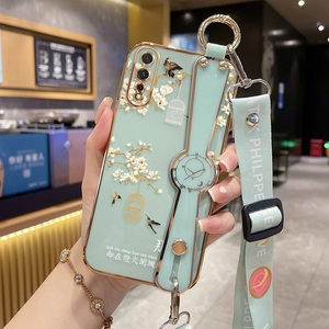 vivoy7s手机壳vlvo y7s新款中国风腕带斜跨挂脖女款复古风v ivi z5可