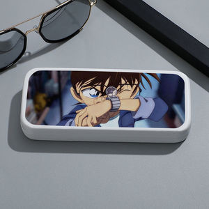 名侦探柯南眼镜盒二次元动漫周边江户川笔盒折叠便携收纳可爱包邮