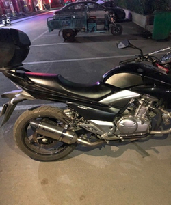 gw250改装排气管二合一