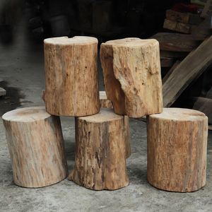 木墩子树桩香樟树木墩凳实木圆木墩原木木墩凳子樟木底座道具装饰