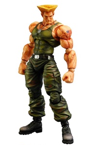 日版 pa改 play arts改 街头霸王 古烈 军佬 guile square enix