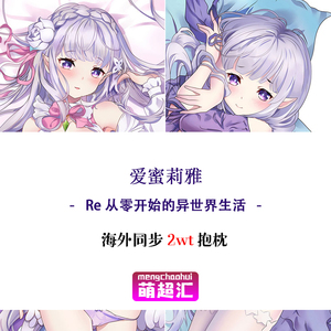 re从零开始的异世界生活爱蜜莉雅艾米莉娅二次元周边等身抱枕动漫