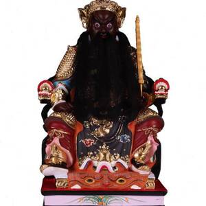 000人付款淘宝一心斋 16寸树脂三山国王神像三山王佛像三山大王供奉